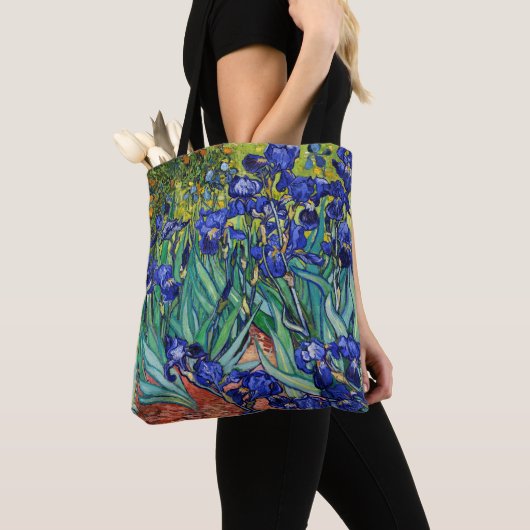 Irises van Vincent van Gogh Tote Bag (Dichtbij)