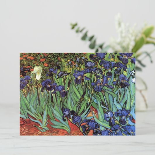 Irises van Vincent van Gogh,  tuinkunst (Staand voorkant)