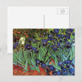Irises van Vincent van Gogh,  tuinkunst Briefkaart (Voorkant / Achterkant)