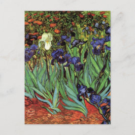 Irises van Vincent van Gogh, tuinkunst Briefkaart