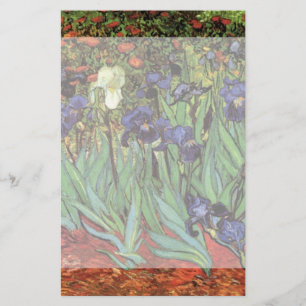 Irises van Vincent van Gogh,  tuinkunst Briefpapier