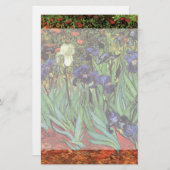 Irises van Vincent van Gogh,  tuinkunst Briefpapier (Voorkant / Achterkant)