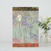 Irises van Vincent van Gogh,  tuinkunst Briefpapier (Staand voorkant)