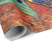 Irises van Vincent van Gogh,  tuinkunst Cadeaupapier (Rol Hoek)