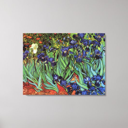 Irises van Vincent van Gogh,  tuinkunst Canvas Afdruk (Voorkant)