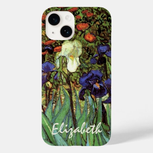 Irises van Vincent van Gogh, tuinkunst Case-Mate iPhone Case (Achterkant)