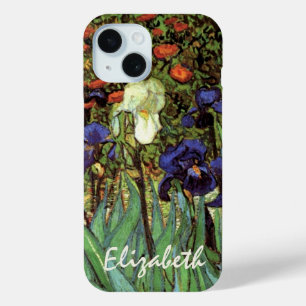 Irises van Vincent van Gogh,  tuinkunst iPhone 15 Case