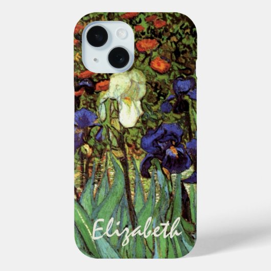 Irises van Vincent van Gogh,  tuinkunst Case-Mate iPhone Case (Achterkant)