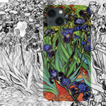 Irises van Vincent van Gogh,  tuinkunst