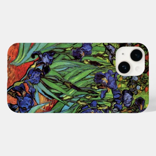 Irises van Vincent van Gogh, tuinkunst Case-Mate iPhone Case (Achterkant (horizontaal))