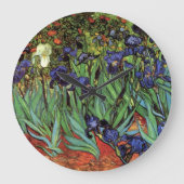 Irises van Vincent van Gogh,  tuinkunst Grote Klok (Voorkant)