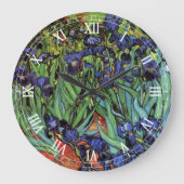 Irises van Vincent van Gogh, tuinkunst Grote Klok (Voorkant)