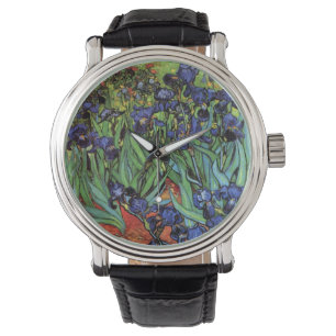 Irises van Vincent van Gogh,  tuinkunst Horloge