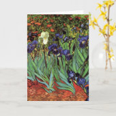 Irises van Vincent van Gogh,  tuinkunst Kaart (Gele Bloem)