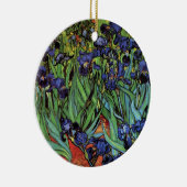 Irises van Vincent van Gogh,  tuinkunst Keramisch Ornament (Rechts)