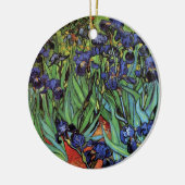 Irises van Vincent van Gogh,  tuinkunst Keramisch Ornament (Links)