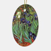 Irises van Vincent van Gogh,  tuinkunst Keramisch Ornament (Links)