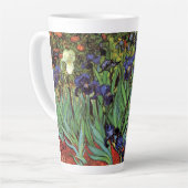 Irises van Vincent van Gogh,  tuinkunst Latte Mok (Linkerhoek)