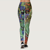Irises van Vincent van Gogh, tuinkunst Leggings (Achterkant)