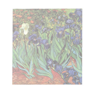 Irises van Vincent van Gogh,  tuinkunst Notitieblok