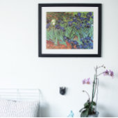 Irises van Vincent van Gogh,  tuinkunst Poster