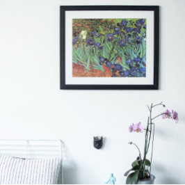 Irises van Vincent van Gogh, tuinkunst Poster