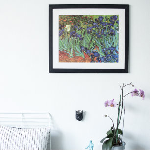 Irises van Vincent van Gogh,  tuinkunst Poster
