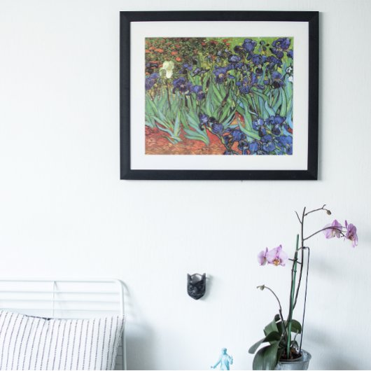Irises van Vincent van Gogh,  tuinkunst Poster