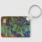 Irises van Vincent van Gogh, tuinkunst Sleutelhanger (Voorkant)