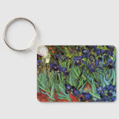 Irises van Vincent van Gogh, tuinkunst Sleutelhanger (Achterkant)