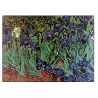 Irises van Vincent van Gogh, tuinkunst Snijplank