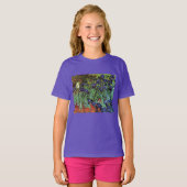 Irises van Vincent van Gogh,  tuinkunst T-shirt (Voorkant volledig)