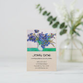 Irises van Vincent Van Gogh Visitekaartje (Staand voorkant)