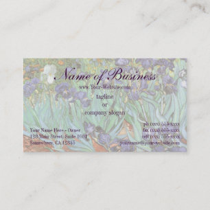 Irises van Vincent van Gogh Visitekaartje