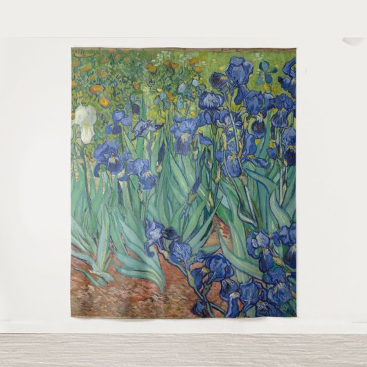 Irises van Vincent Van Gogh Wandkleed (Voorkant)