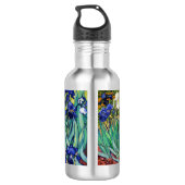 Irises van Vincent van Gogh Waterfles (Achterkant)