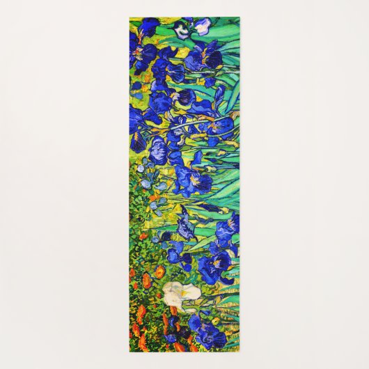 Irises van Vincent Van Gogh Yogamat (Achterkant)