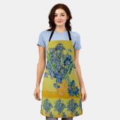 Irises Vincent van Gogh Apron Schort (Gedragen)