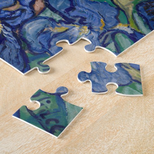 Irises Vincent Van Gogh art for kids Legpuzzel (Zijkant)