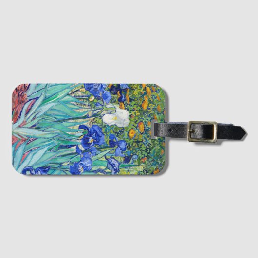 Irises Vincent van Gogh Bagagelabel (Voorkant (horizontaal))
