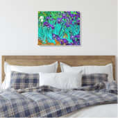 Irises, Vincent van Gogh Canvas Afdruk (Insitu (Slaapkamer))