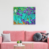 Irises, Vincent van Gogh Canvas Afdruk (Insitu (Woonkamer))