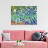 IRISES VINCENT VAN GOGH Canvas Print (Insitu (Woonkamer))
