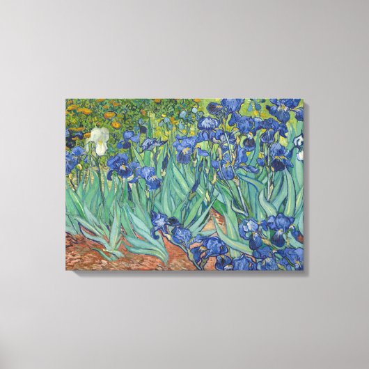 IRISES VINCENT VAN GOGH Canvas Print (Voorkant)