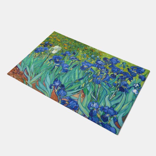 Irises, Vincent van Gogh Deurmat (Schuin)