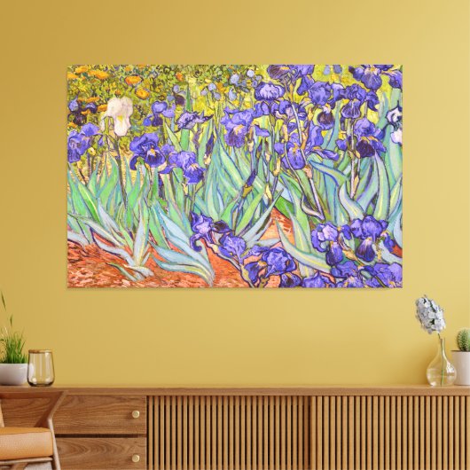 Irises Vincent Van Gogh Fine Art Canvas Afdruk (Insitu (Woonkamer))