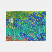 Irises, Vincent van Gogh Fleece Deken (Voorkant (Horizontaal))