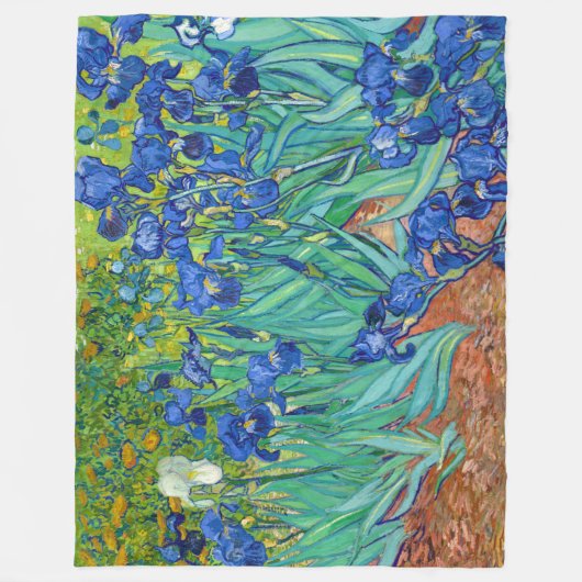 Irises, Vincent van Gogh Fleece Deken (Voorkant)