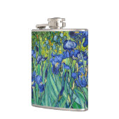 Irises Vincent van Gogh Floral  schilderen Heupfles (Links)