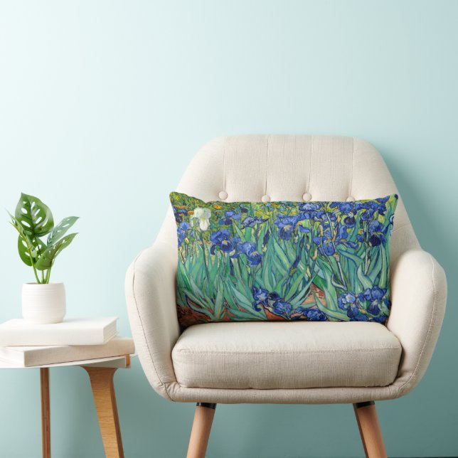 Irises Vincent van Gogh Floral  schilderen Kussen (Stoel)